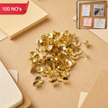 Golden Metal Drawing Pins – Durable and Elegant for Secure Display