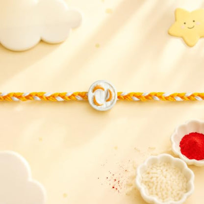 Unique Motif Rakhi Combo - Raksha Bandhan Gift with Travel Tumbler 1800ml, Pack of 7