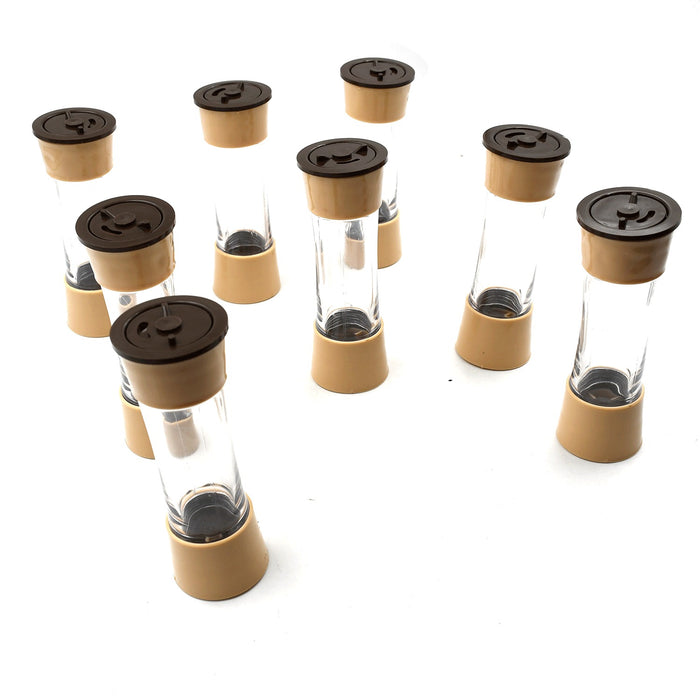 Revolving Spice Rack, 8 Spice jars with 120 ml, Condiment Set