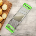 Stainless Steel Vegetable Slicer – Durable 2-in-1 Mandoline Cutter