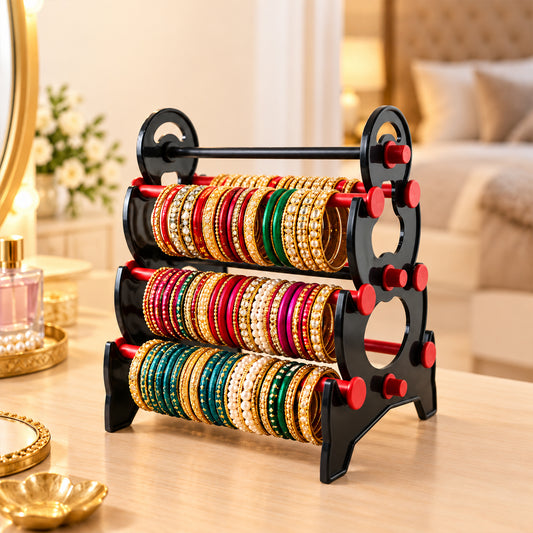 Bangle Stand 3-Tier Jewellery Organizer for Home & Display | Styleva