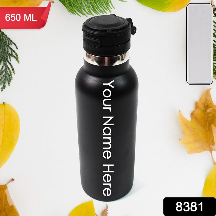 Customized / Personalized Insulated Stainless Steel Bottle (650 ML / 1 Pc)