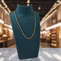Gold Plated Long Wheat Chain – Stylish 24 Inch Fashion Jewellery