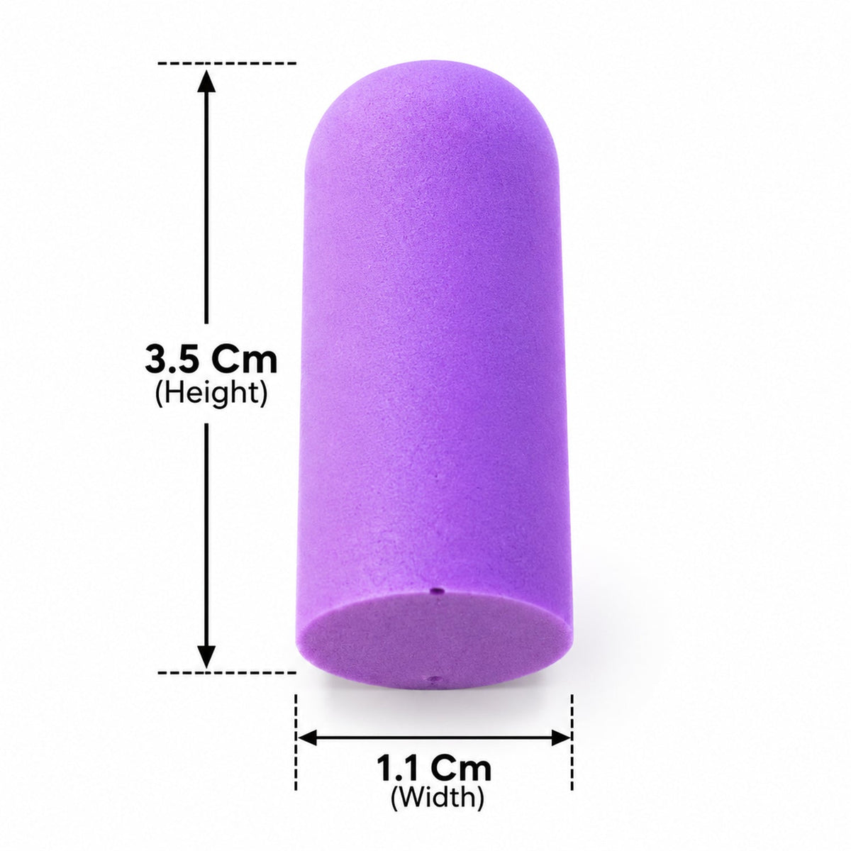 Compact Purple Foam Earplug