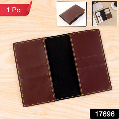 PU Leather Multipurpose Card Holder & Slim Travel Wallet (1 Pc)