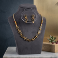 Elegant Leaf Design Necklace Set for Women with Earrings Premium Fashion Jewellery