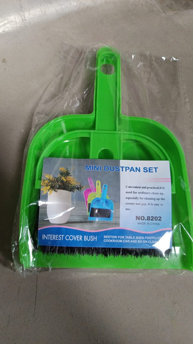 Mini Dustpan with Brush Broom Set for Multipurpose Cleaning - 2 pcs