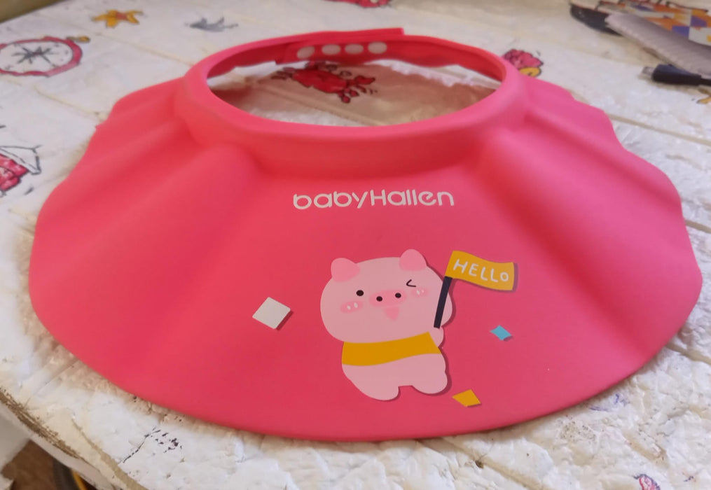 Tear-Free Bath Time: Adjustable Baby Shower Cap (Protects Eyes & Ears)
