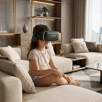 3D VR Glasses showing adjustable lenses