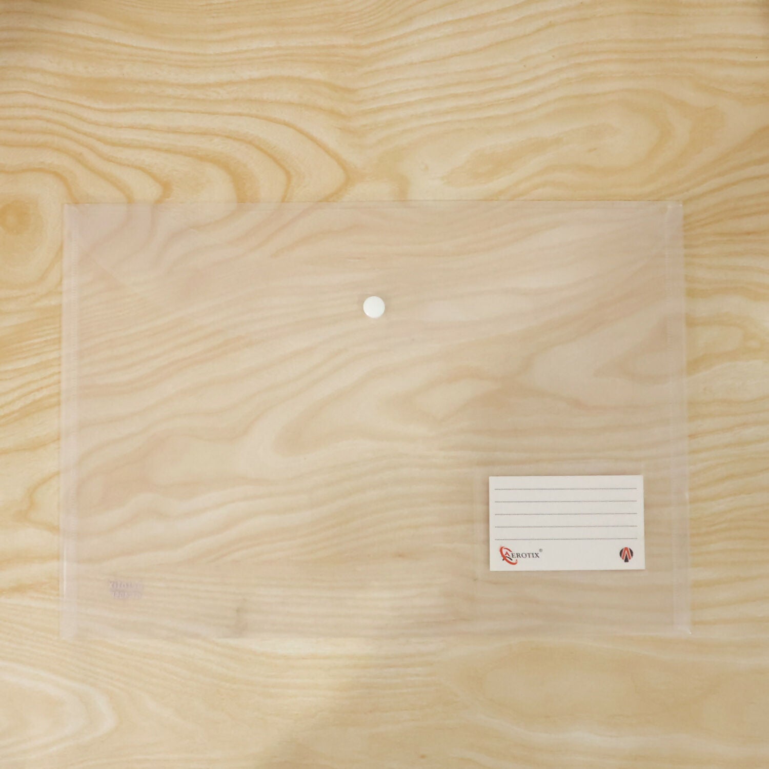 Portable Transparent Document Folder in Use