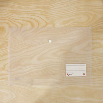 Portable Transparent Document Folder in Use
