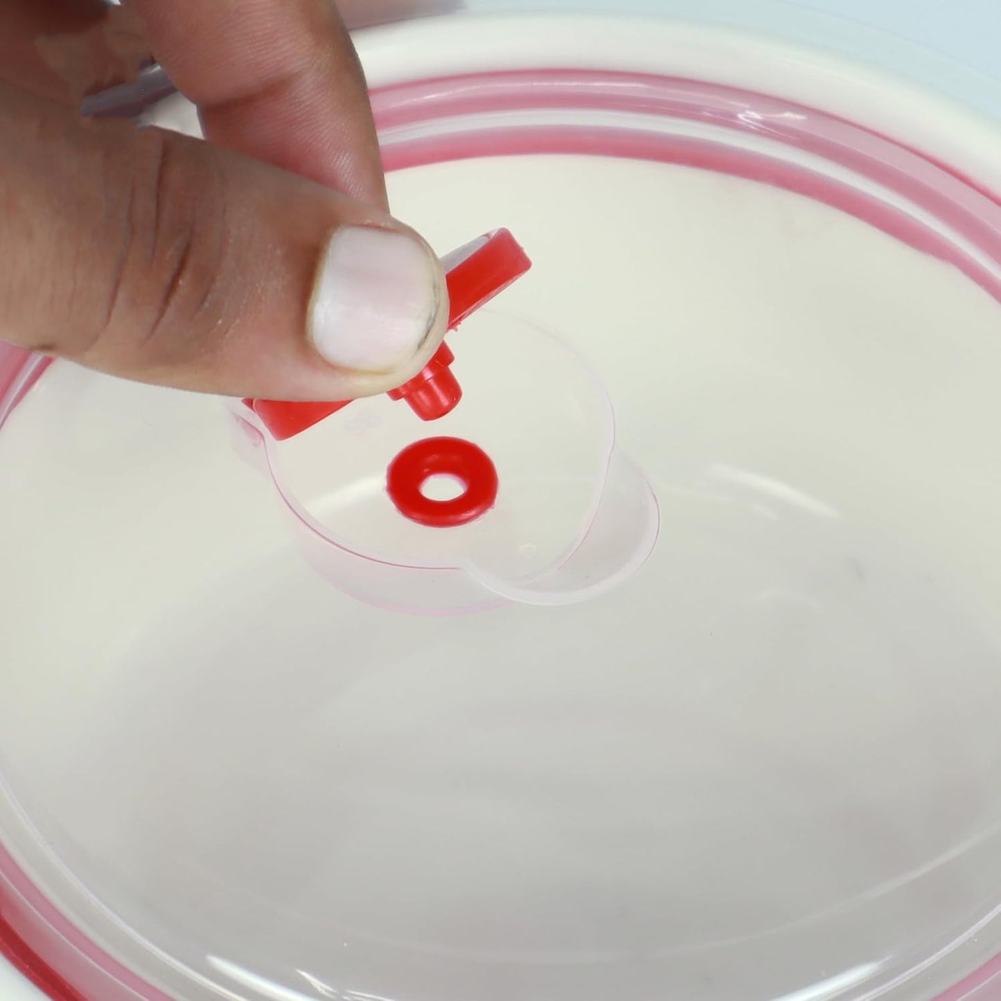 Multipurpose Plastic Bowl Set with Vented Lids for Kitchen Storage (3 Pc Set)