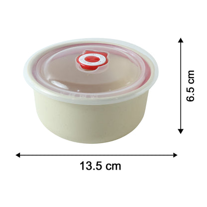 Multipurpose Plastic Bowl Set with Vented Lids for Kitchen Storage (3 Pc Set)