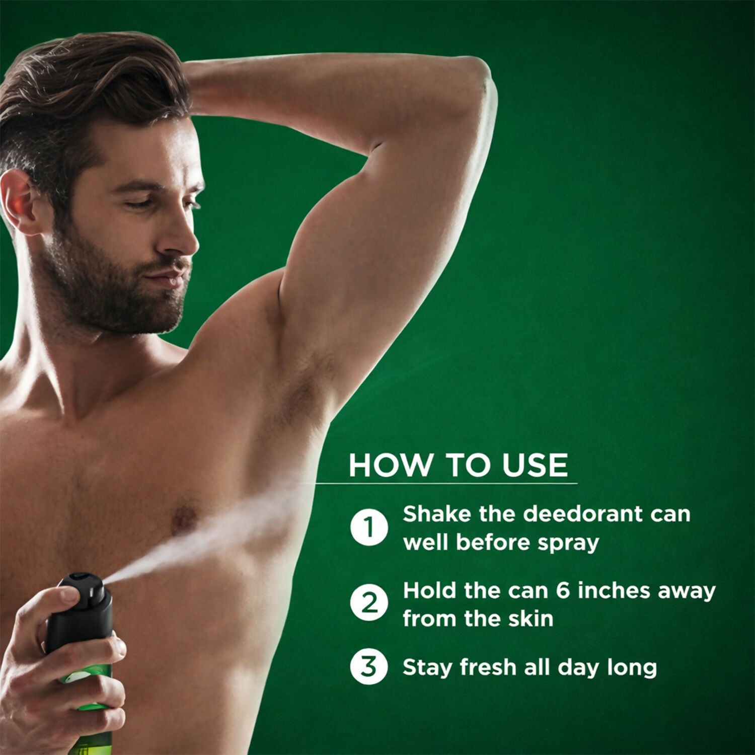 CUPID Deodorant Body Spray - RIZZ Active Fragrance for Men (150 ml)