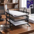 Organizer Rack – Durable 3-Tier Metal Storage for Office & Home