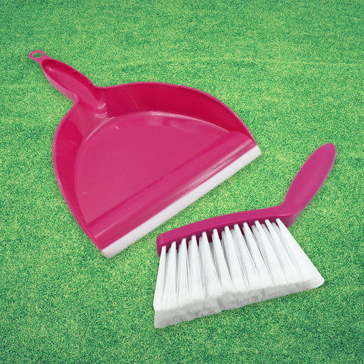 Mini dustpan and brush set for various cleaning tasks