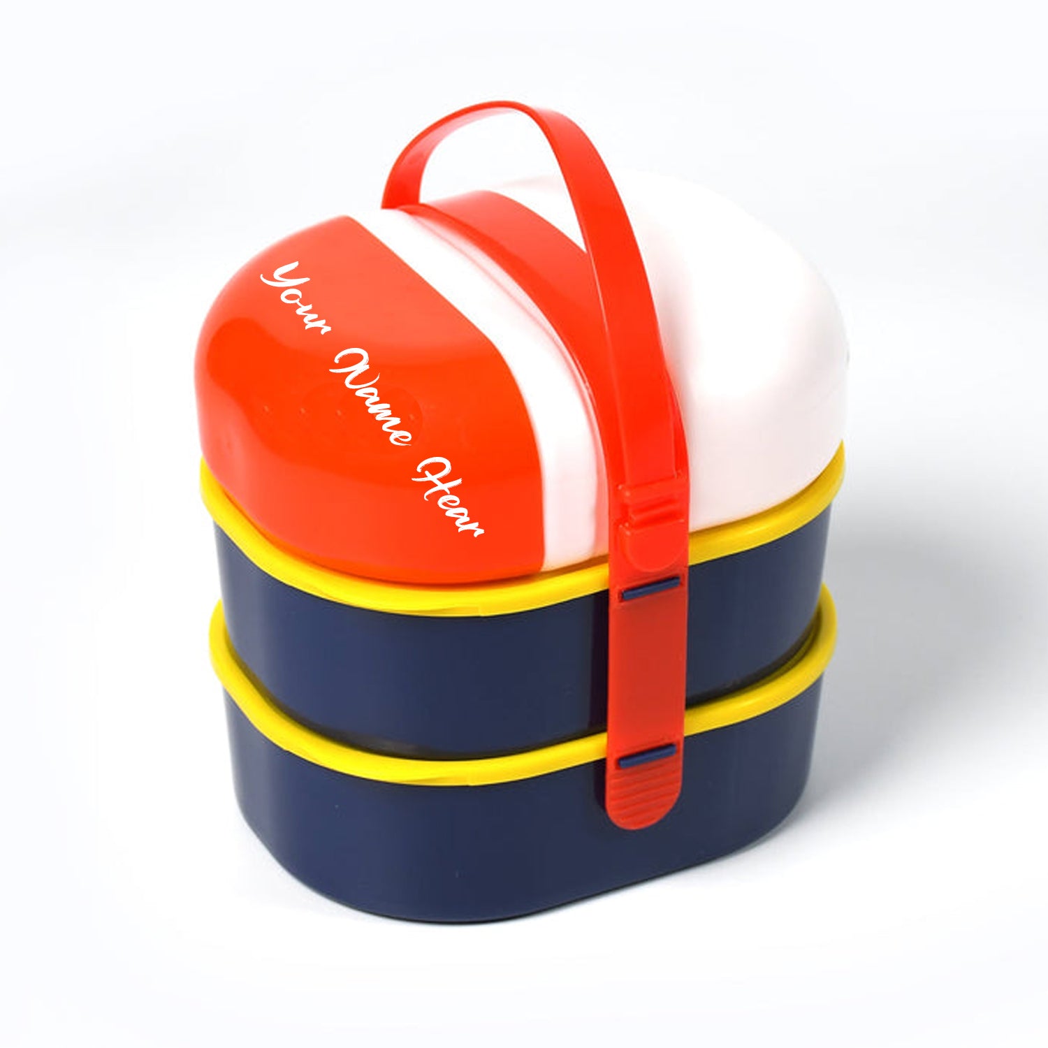 Compact lunch box, capsule shape