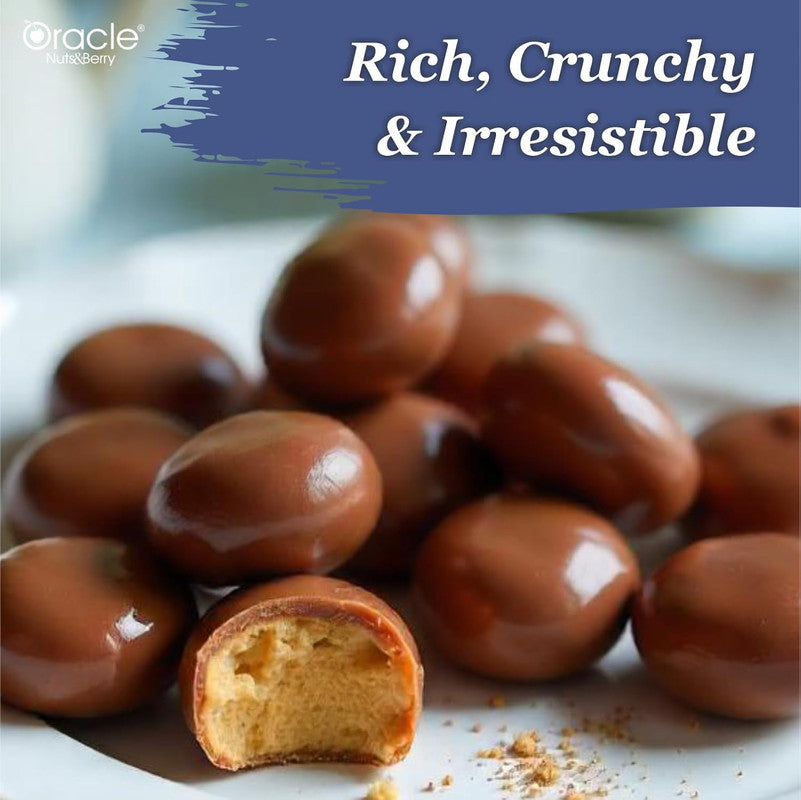 Oracle Nuts & Berry Choco Butterscotch Dragees – Premium Chocolate Coated Butterscotch Treats (120gm)