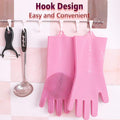 Silicone Cleaning Gloves – Multicolor Reusable Scrubber | Velvet Wipe