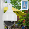 Dummy CCTV Camera – Realistic with Flashing LED & 360° Rotation | Safelix