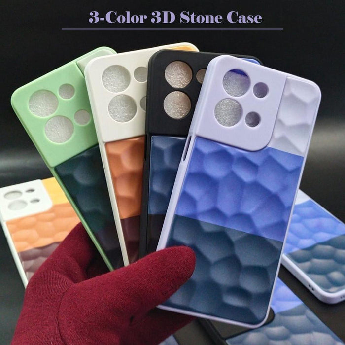 3D Stone Hard Case For Redmi
