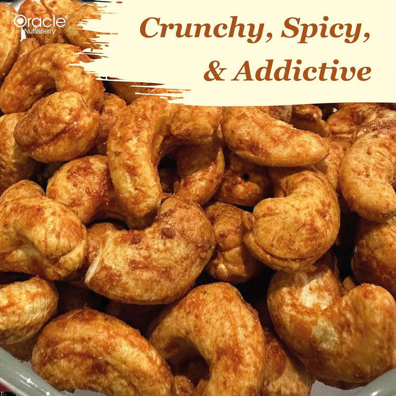 Oracle Peri Peri Roasted & Salted Cashews Spicy Dry Fruits Snack (200gm)
