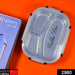 Transparent lunch box for kids and adults, 3 compartments