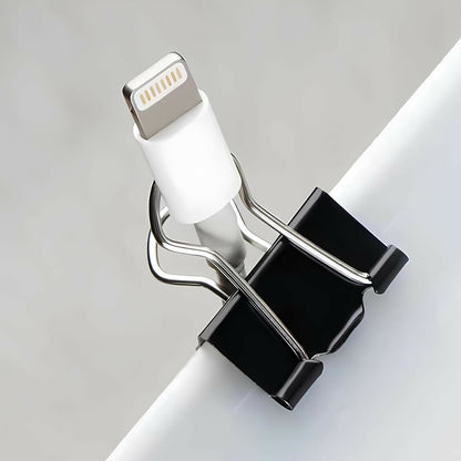 Heavy Duty Binder Clips Set with Strong Spring Grip for Office & School Use (41 mm, 12 Pieces)