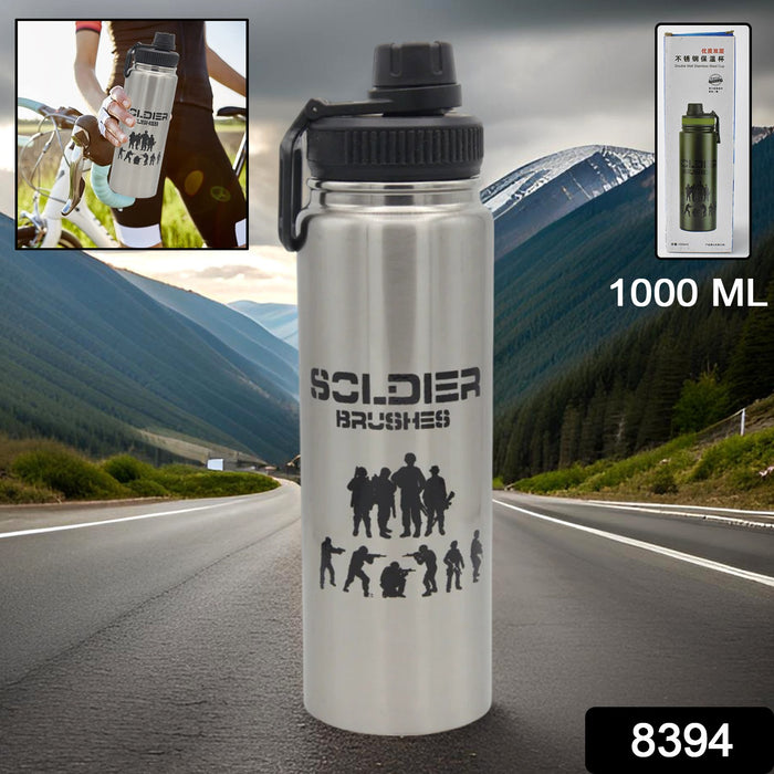 Vacuum Insulated Stainless Steel Bottle Stainless Steel (1000 ml / 1 Pc)