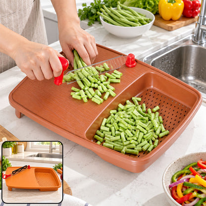 Cut & Wash Box – 2-in-1 Vegetable & Fruit Prep | Quickslice