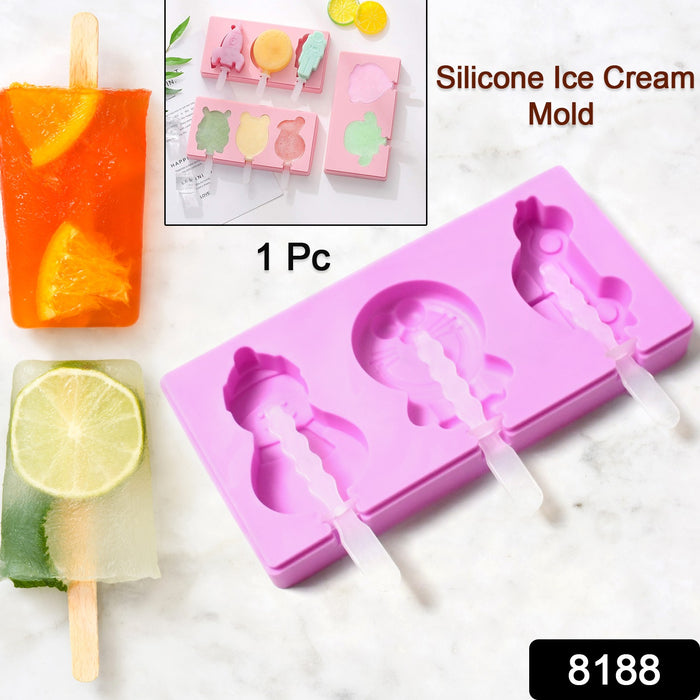 Silicone Popsicle Molds, Reusable Ice Cream Molds With Sticks And Lids. A Must-Have Popsicle Mold For Summer.