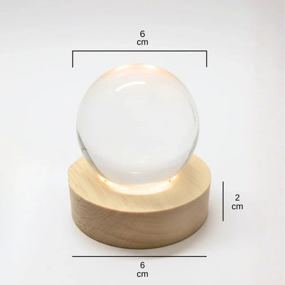 Religious gift crystal night lamp