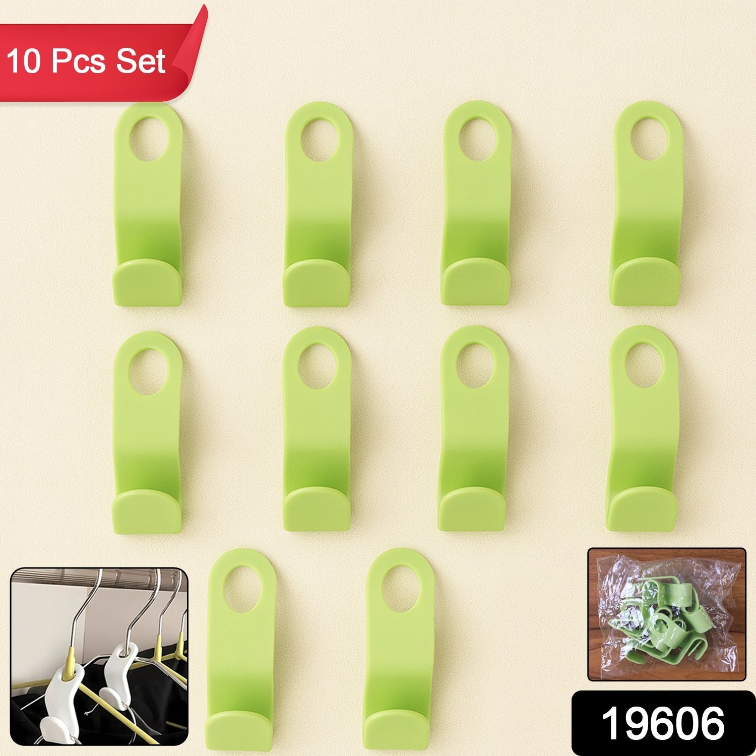 Durable Plastic Hanger Hooks