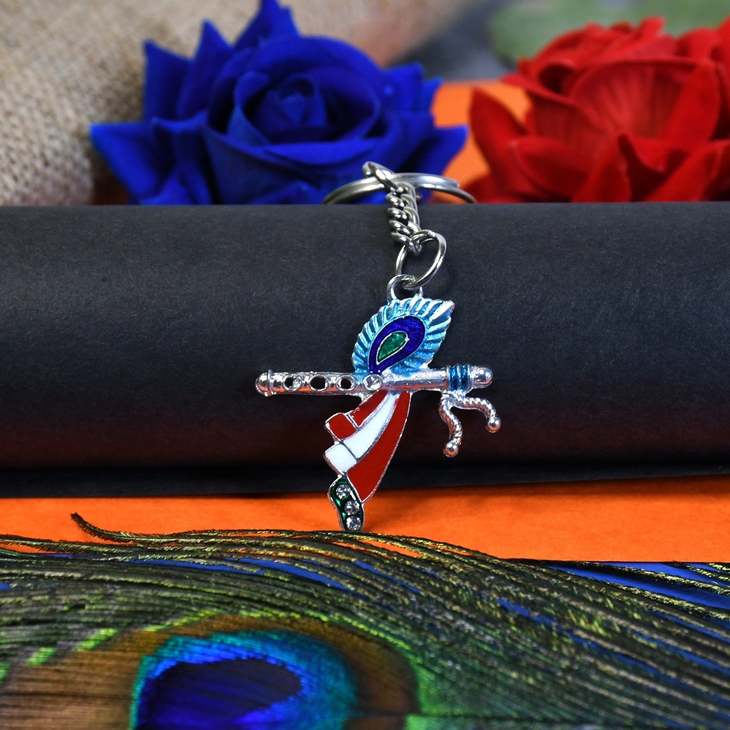 Krishna Morpich and Basuri Keychain