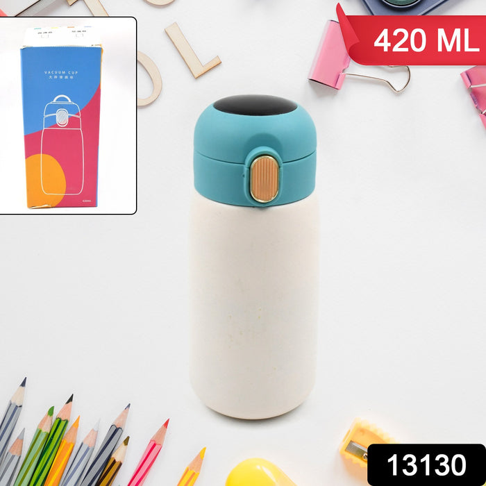 Smart Vacuum Insulated Water Bottle with LED Temperature Display, Cold & Hot | Leak Proof | Office Bottle | Gym | Home | Kitchen | Hiking | Trekking | Travel Bottle (420 ML)
