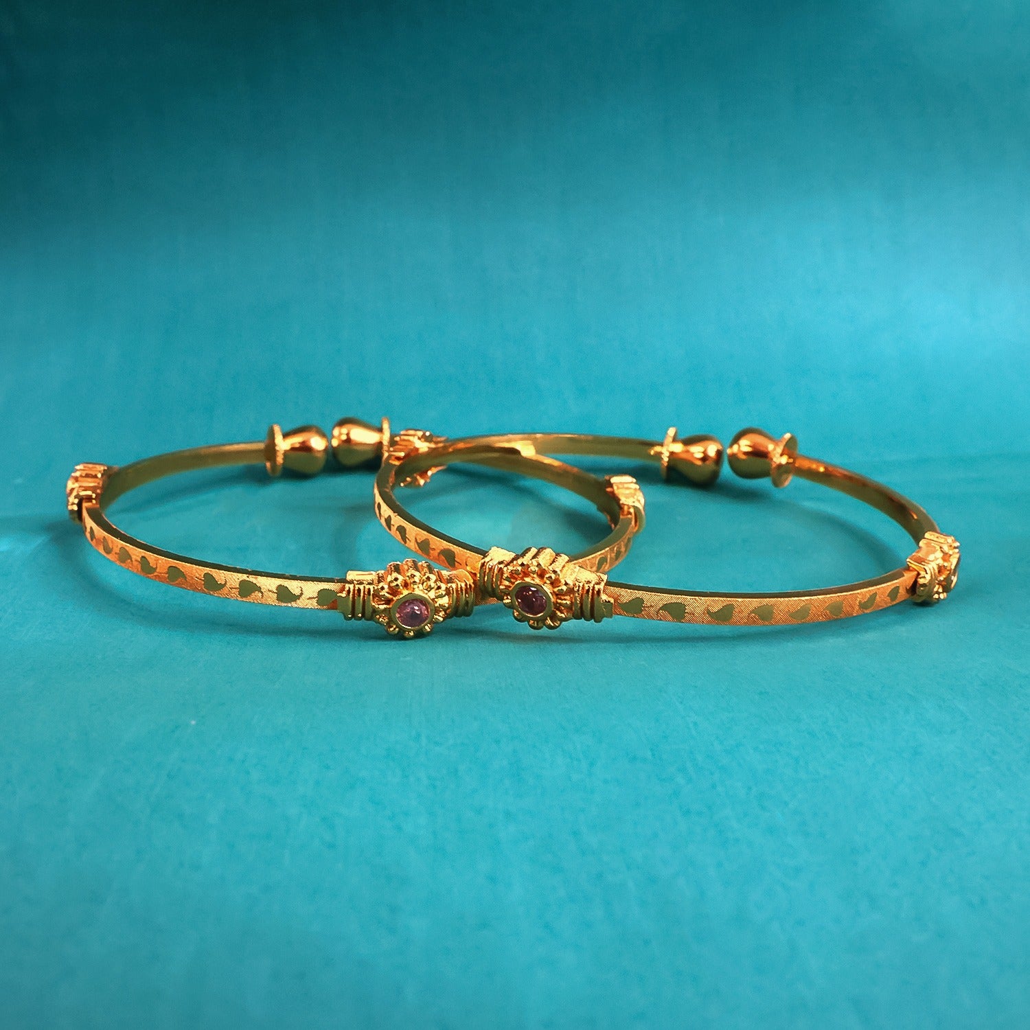 Women's Pride Traditional Gold Plated Bangles