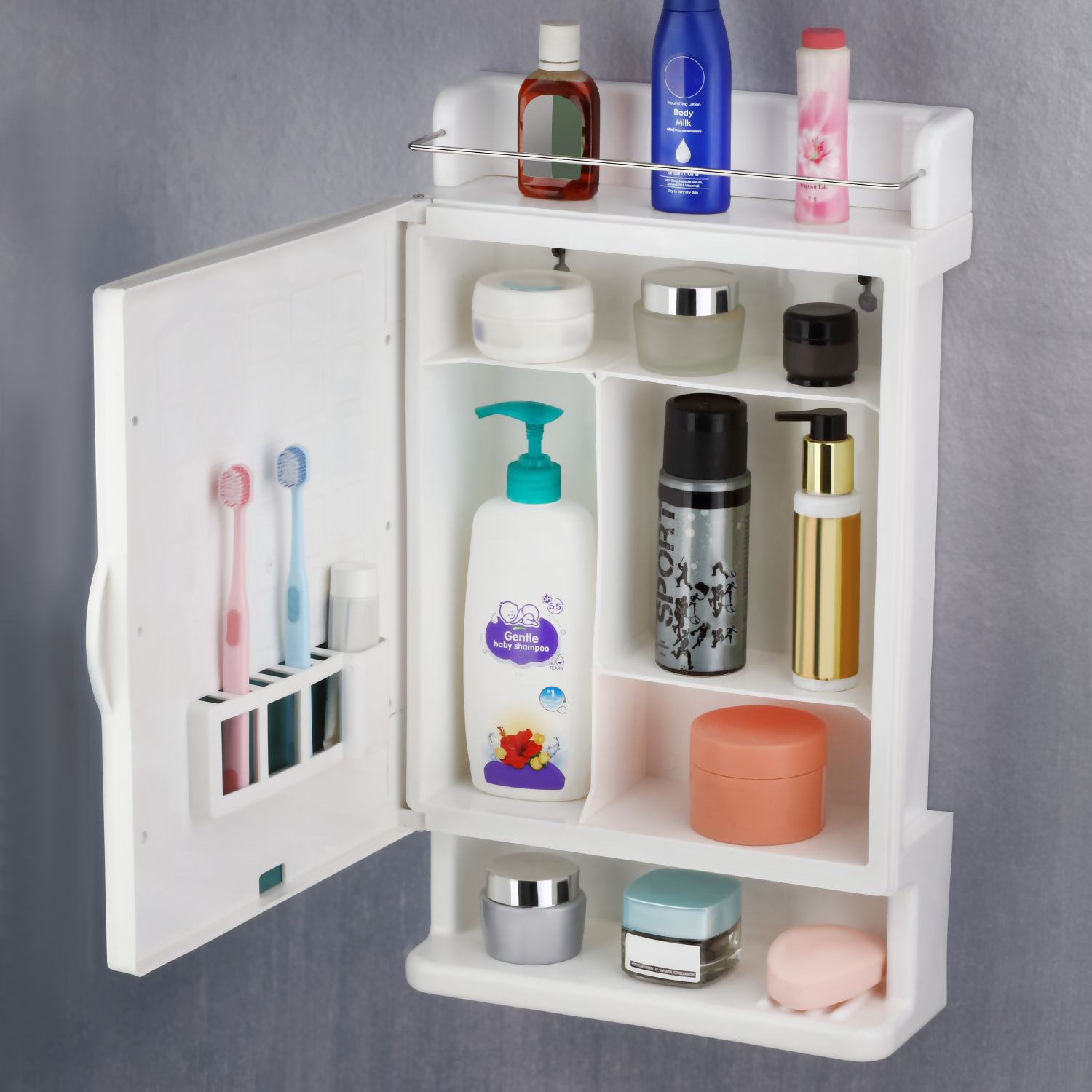 WALL-MOUNTED MIRROR CABINET 12X21inch