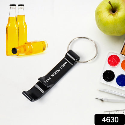 Customized Metal Bottle Opener Keychain (1 Pc)