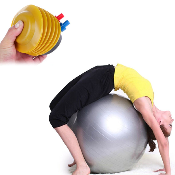 Heavy Duty Gym Ball Non-Slip Stability Ball with Foot Pump for Total Body Fitness