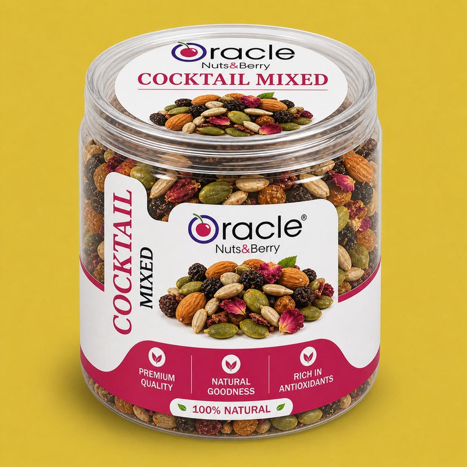 Oracle Cocktail Mixed, Crunchy Spicy Mixed Nut Seed & Namkeen Healthy Party Mix 150g