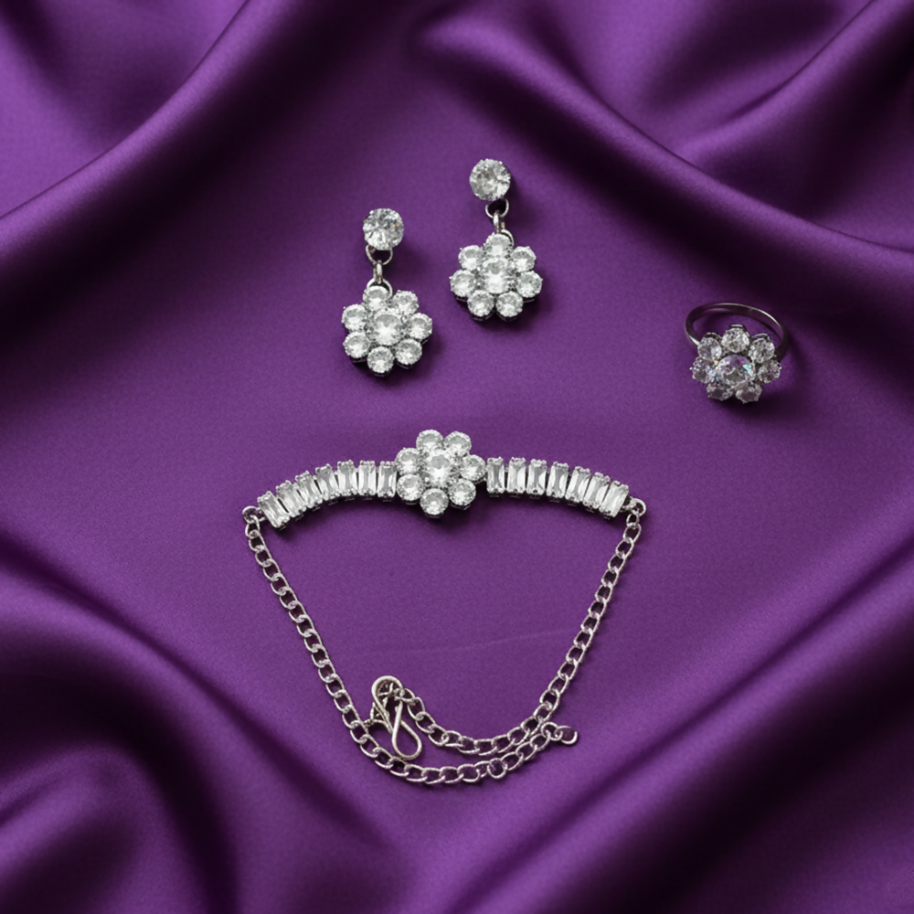 Premium AD Floral Bracelet Combo Perfect For Gifting