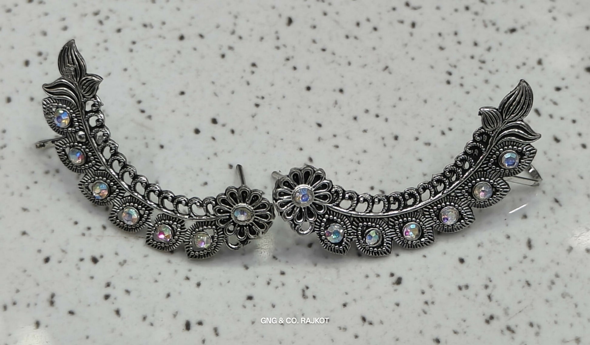 Silver Jhumka Earings