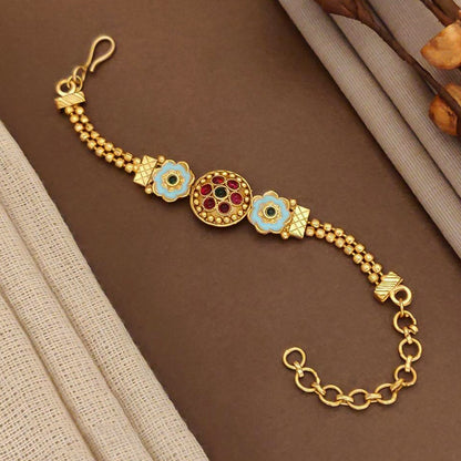 Dazzling Gold-Plated Bangle