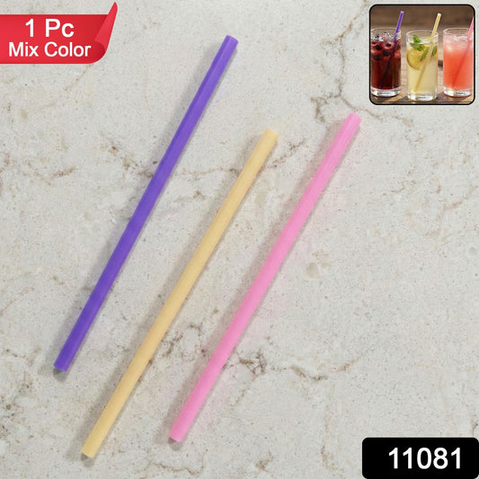 Reusable Drinking Straw for Cold (1 Pc, Mix Colour)