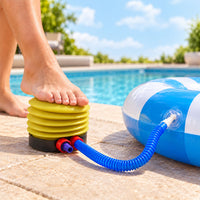 Manual Foot Press Air Pump with Flexible Hose and Tapered Nozzle (1 Pc)