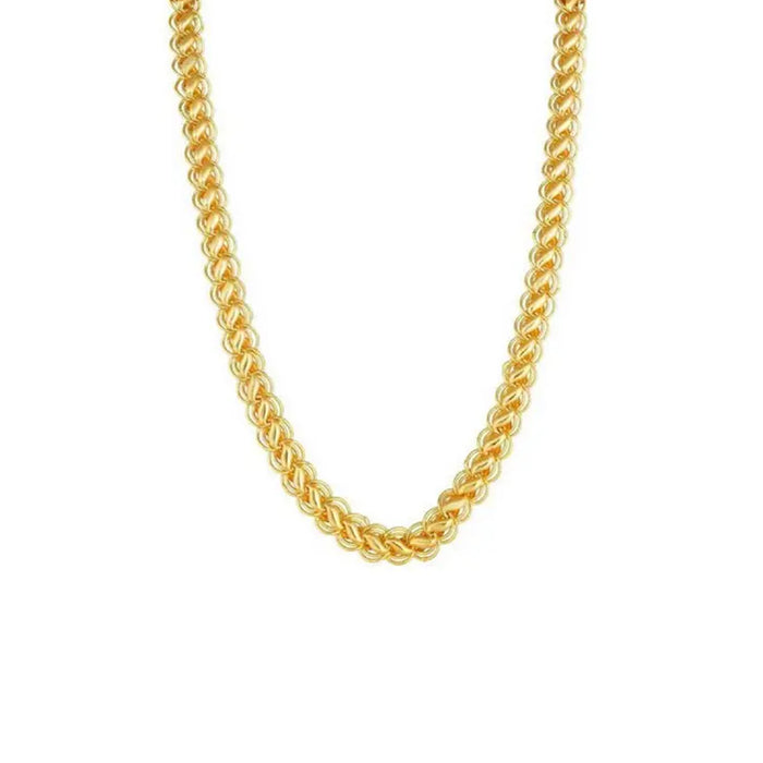 Stylish Gold Chain For Men Gold Plated Metal Necklace Chains For Boys Men