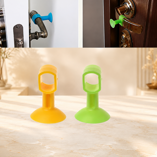 Silicone Door Stopper – Suction Wall Protector 2-Pack | Safelix