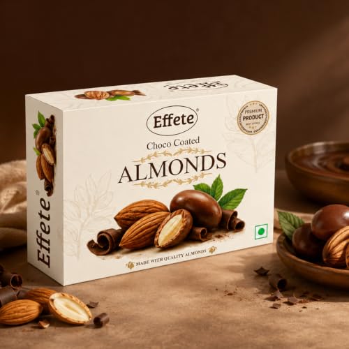 Rakhi for Brother with Chocolate Almonds 32gm - Rakshabandhan Gift Set, Pack of 6
