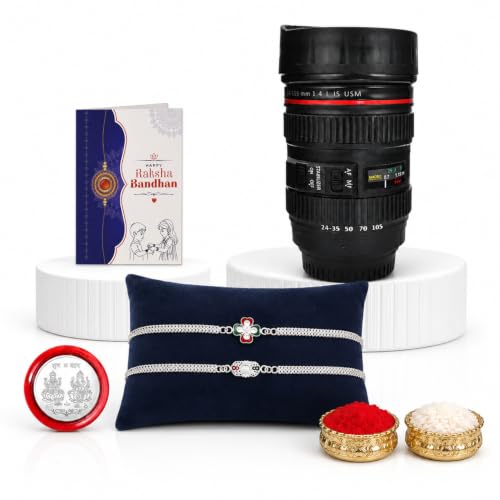 Clove Rakhi for Brother with Coffee Mug - Raksha Bandhan Gift Set, Pack of 6