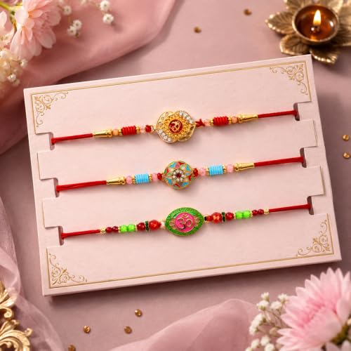 Rakhi for Brother with Chocolate Magic 32gm - Raksha Bandhan Gift Set, Pack of 7